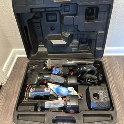  Craftsman Power Tools - Set With Hard Carry Case