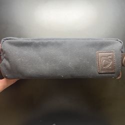 Nutsac Doppsac Waxed Canvas Toiletry Travel Bag Black