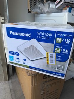 Panasonic WhisperChoice PickAFlow Bath Fan RG-C811A