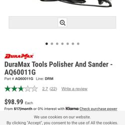 DuraMax Polisher And Sander 