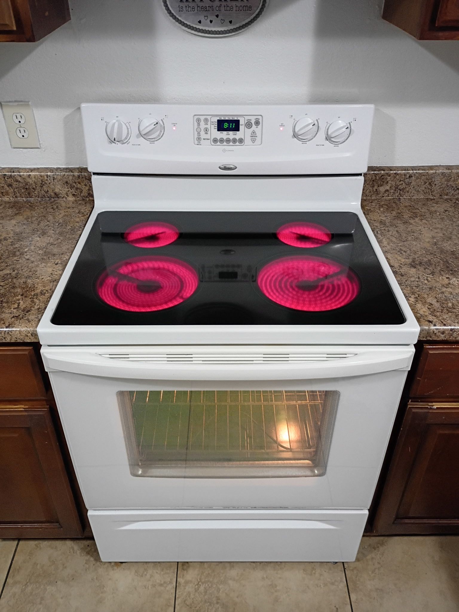 WHIRLPOOL, ELECTRIC STOVE.