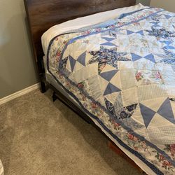 Full Size bed frame with headboard 