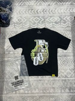 That's a awful lot of cough syrup black t-shirt with green grenade