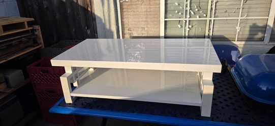 White coffee table