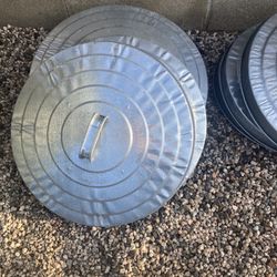 Metal Trash Can Lids