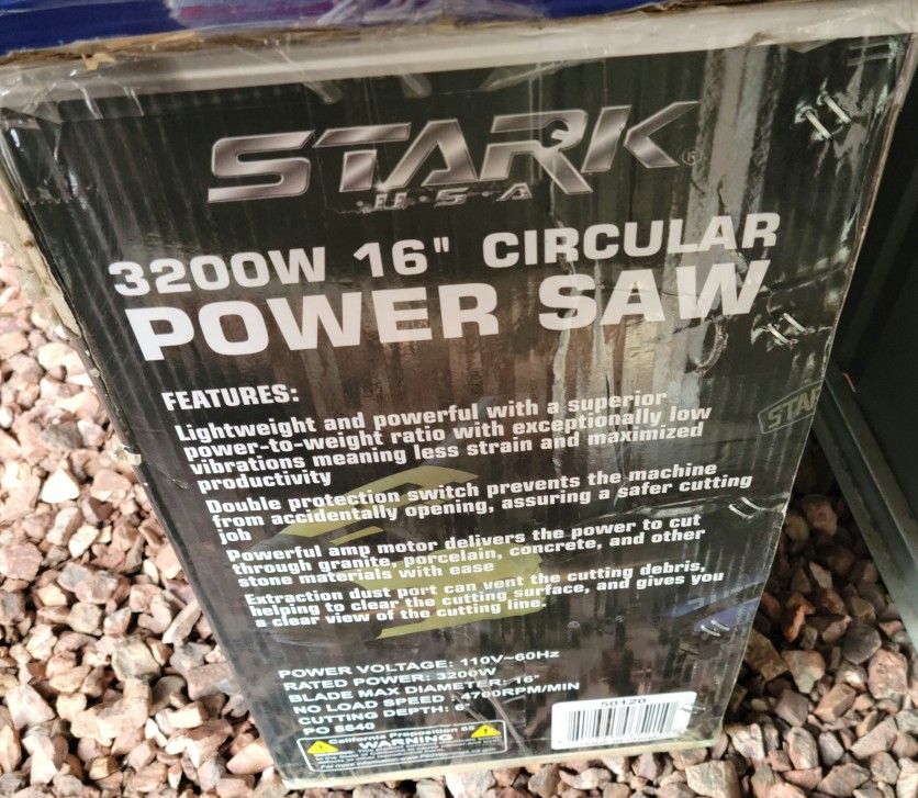 Stark 3200W Electric 16" Concrete Cutter Circular Saw
