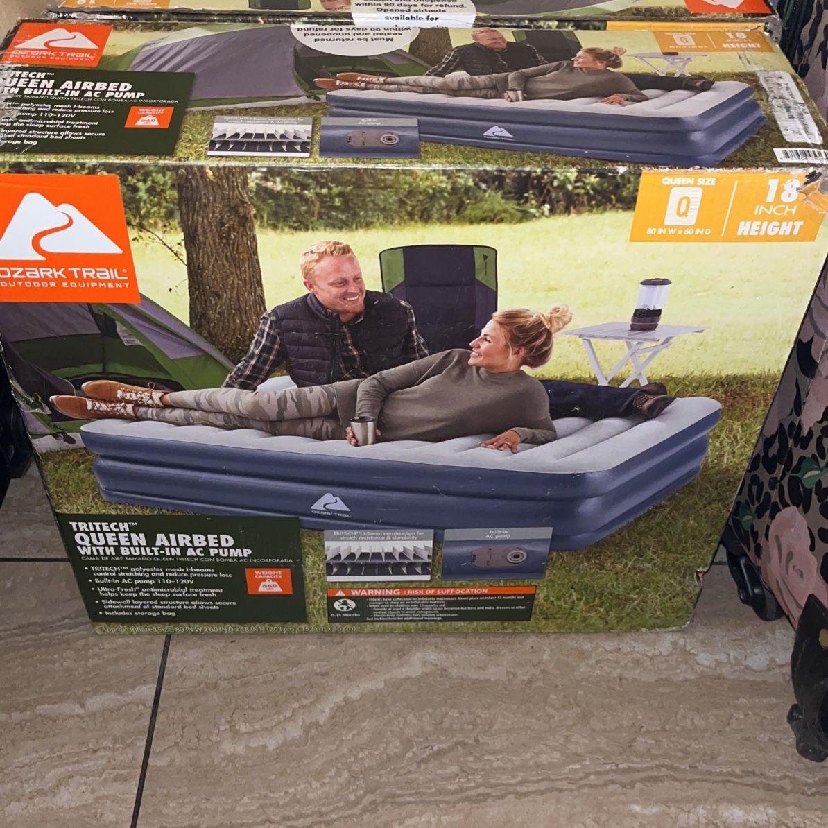 Ozark trail top tritech queen airbed