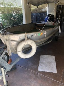 14’ Seanymph w/ trailer