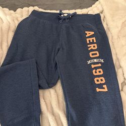 Navy blue Aeropostale sweatpants