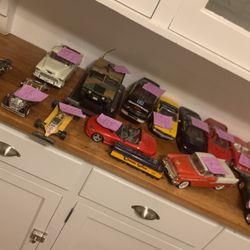 Vintage Car Collection 1:18 (two Are 1:24) 