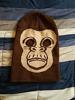 Beanie mask - gorilla/monkey