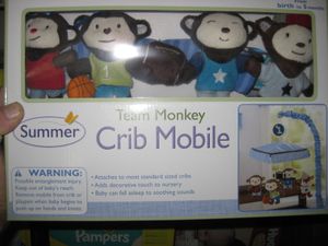 Summer Infant Team Monkey Crib Mobile For Sale In Traverse City