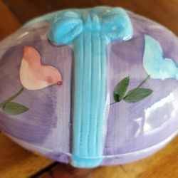 Hop into Spring:
Vintage Ceramic Easter Egg Container