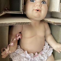 Danbury Georgetown Collection “Tickled Pink” Porcelain Doll