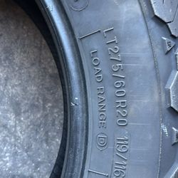 275/60/20 Bfgoodrich all Terrian Ko2 🔥