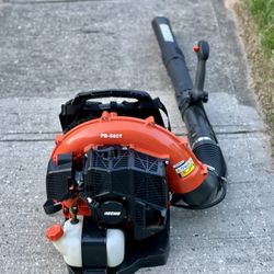 Commercial Grade ECHO 216 MPH 517 CFM 58.2cc Gas 2-Stroke Backpack Leaf Blower with Tube Throttle