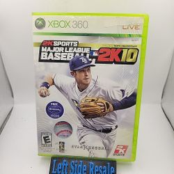 Major League Baseball 2K10 ( Microsoft Xbox 360 , 2010 )