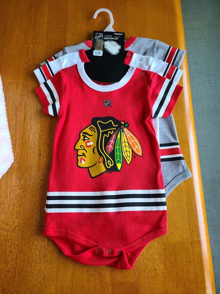 Chicago Blackhawks Onesies - 24 Month