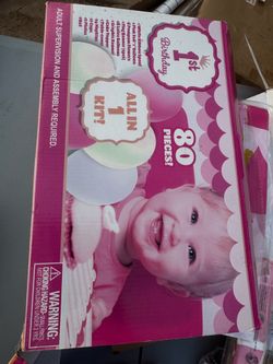Little girls 1st birthday