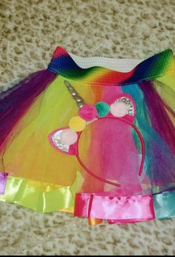 Tutu with unicorn headband