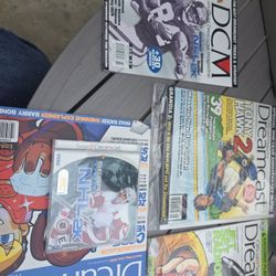 Sega Dreamcast Magazines and Game