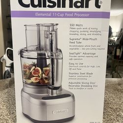  ✨Cuisinart Elemental 11-Cup Food Processor – FP-11SV – Like New in Box! ✨