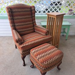 House of Edinboro Queen Anne
Wing Back Chair 