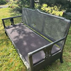 Project Cane Back Couch With Deep Seat 