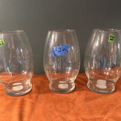 Glass Vases 7in Tall