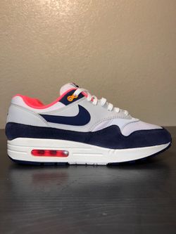 Womens Nike Air Max 1 Pure Platinum and Midnight Navy Size 12