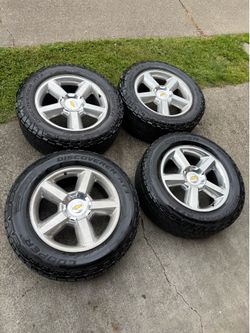 Chevy Tahoe LTZ Wheels with Cooper Discoverer
