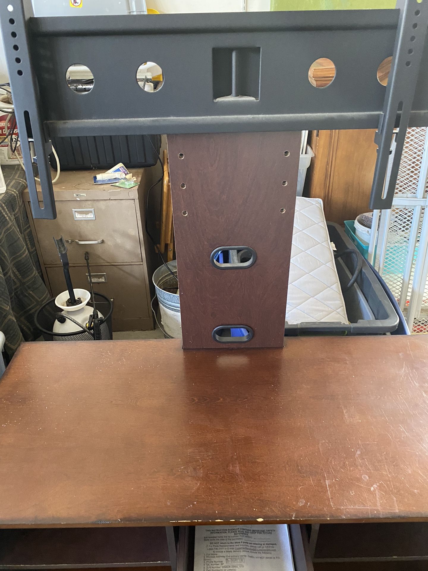 TV Table And Cabinet Two Draws With Selves On Each Side Left To Ry4feet Front To Back 21 Ina Wood