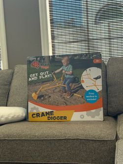 Fat Brain Toys Crane Digger Kids Outdoor Toy
