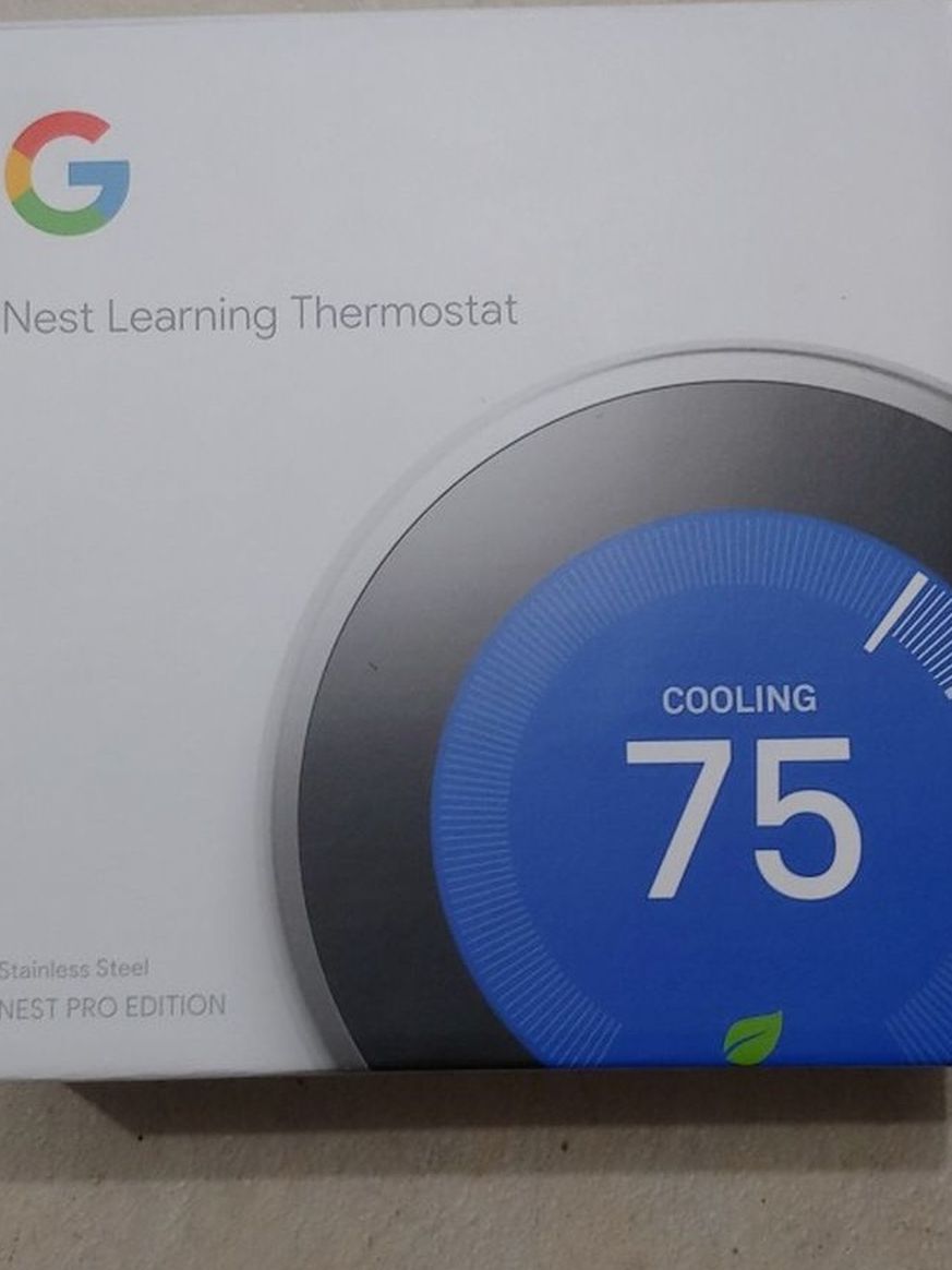 Buy New Thermostat With Installation Google Smart Wi/Fi Learning Thermostat