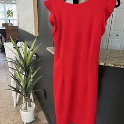 Red Cocktail Dress Size 10