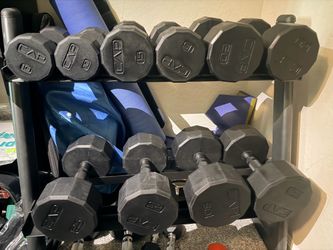 Dumbbell set with stand