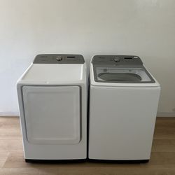 Samsung Washer & Electric Dryer (Delivery Included)