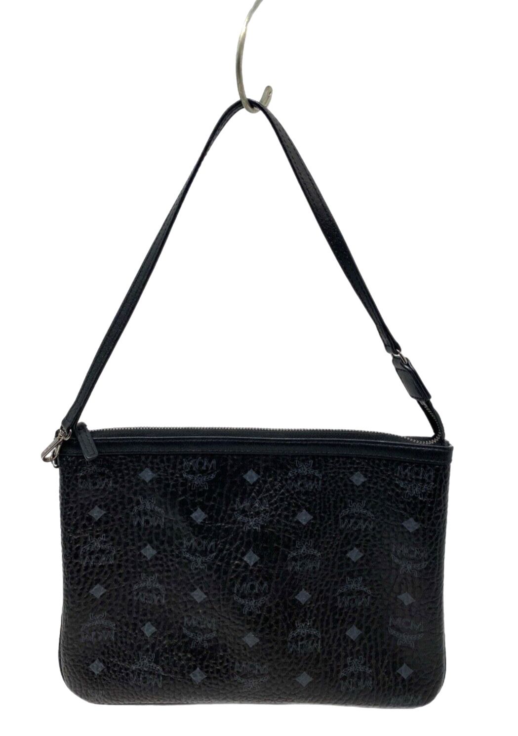 MCM Shoulder Pochette Bag, Handbag, Clutch - Black / Gray