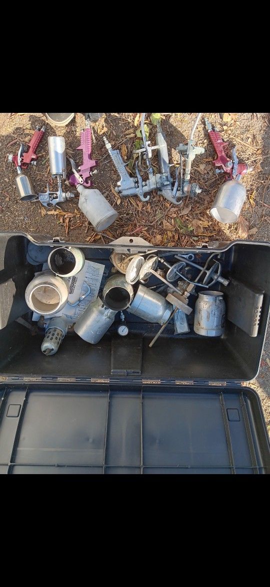 Cup Spray Paint Guns And Parts. 