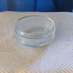 Vintage Avon Clear Glass Trinket Dish