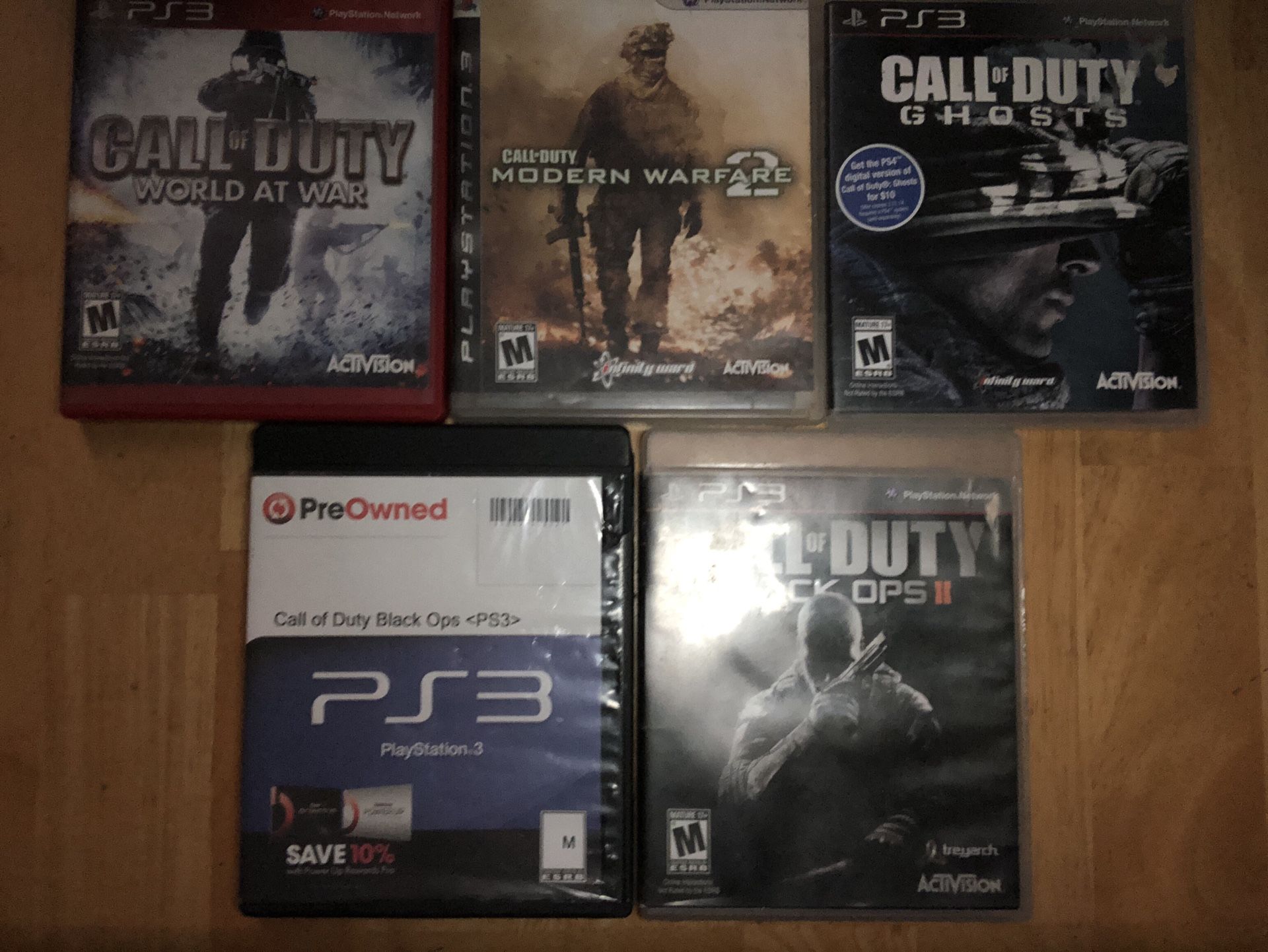 PS3 Call Of Duty Game Bundle