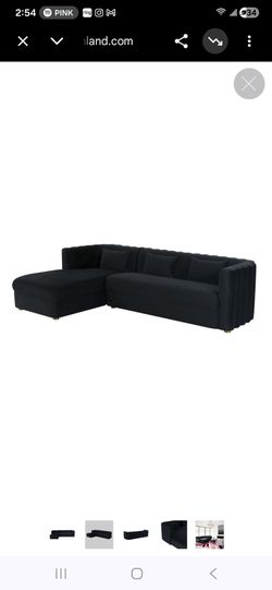 Black sofa