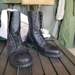 Size 9 Wide Steel Toe Military, Army Combat Boots 
