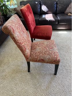 Upholstered dining chairs