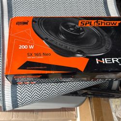 Hertz SPL Show SX 165 NEO 6.5" two-way coaxial speakers