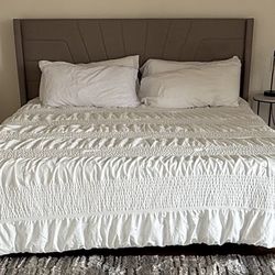 California King Bed frame & Mattress