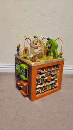Practically New Zany Zoo Wooden Activity Toy ( Price Firm!)