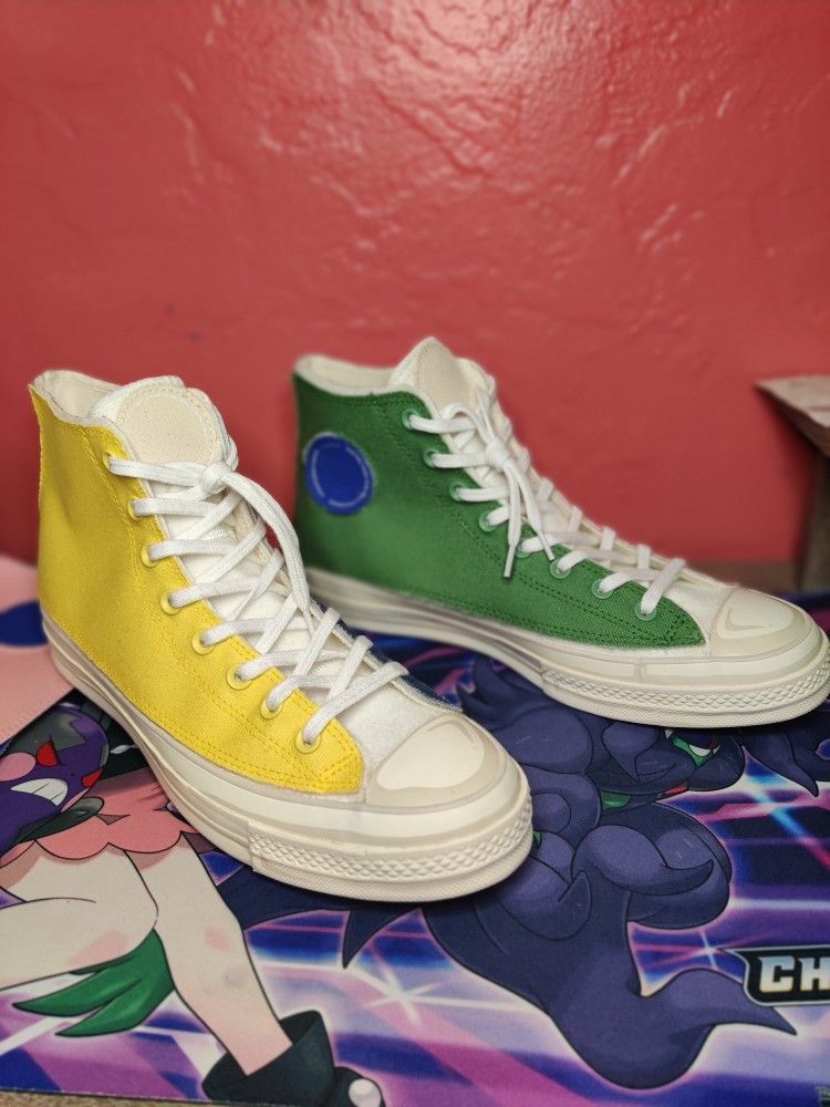 Joshua Vides x Converse Chuck 70 Hi Men Size 11.5 Color block 