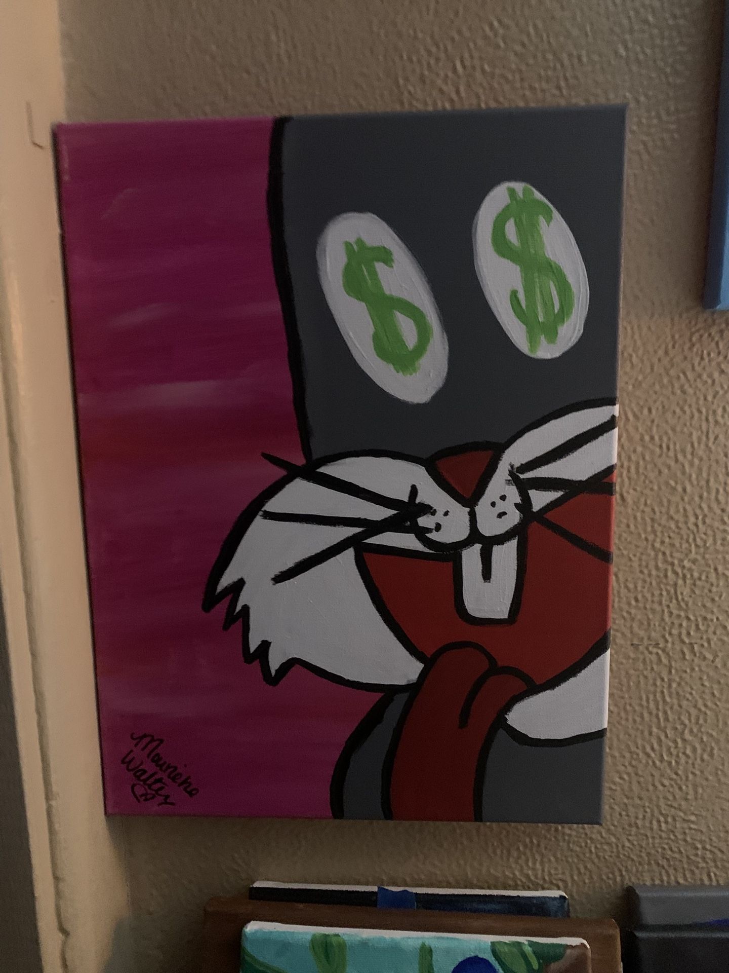 Looney tunes Bugs Bunny Painting