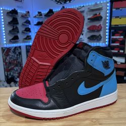AIR JORDAN 1 RETRO UNC to CHI SZ 9.5 MENS